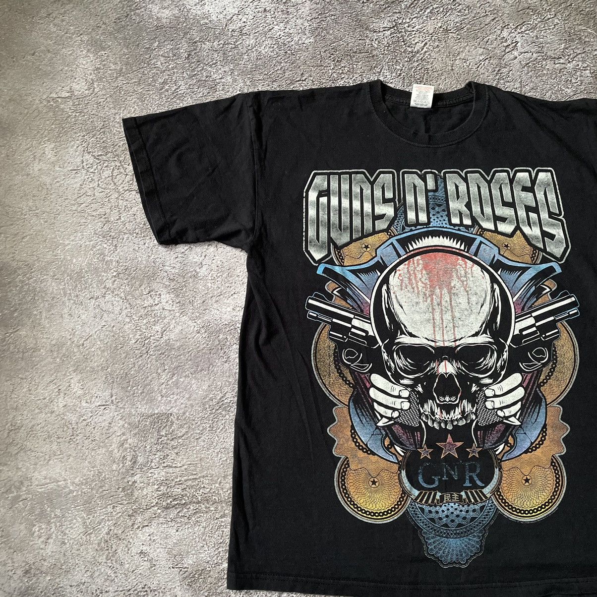 Vintage Vintage Y2K Guns N Roses Graphic Tee Grunge Band Tee Baggy L Size US L / EU 52-54 / 3 - 4 Thumbnail