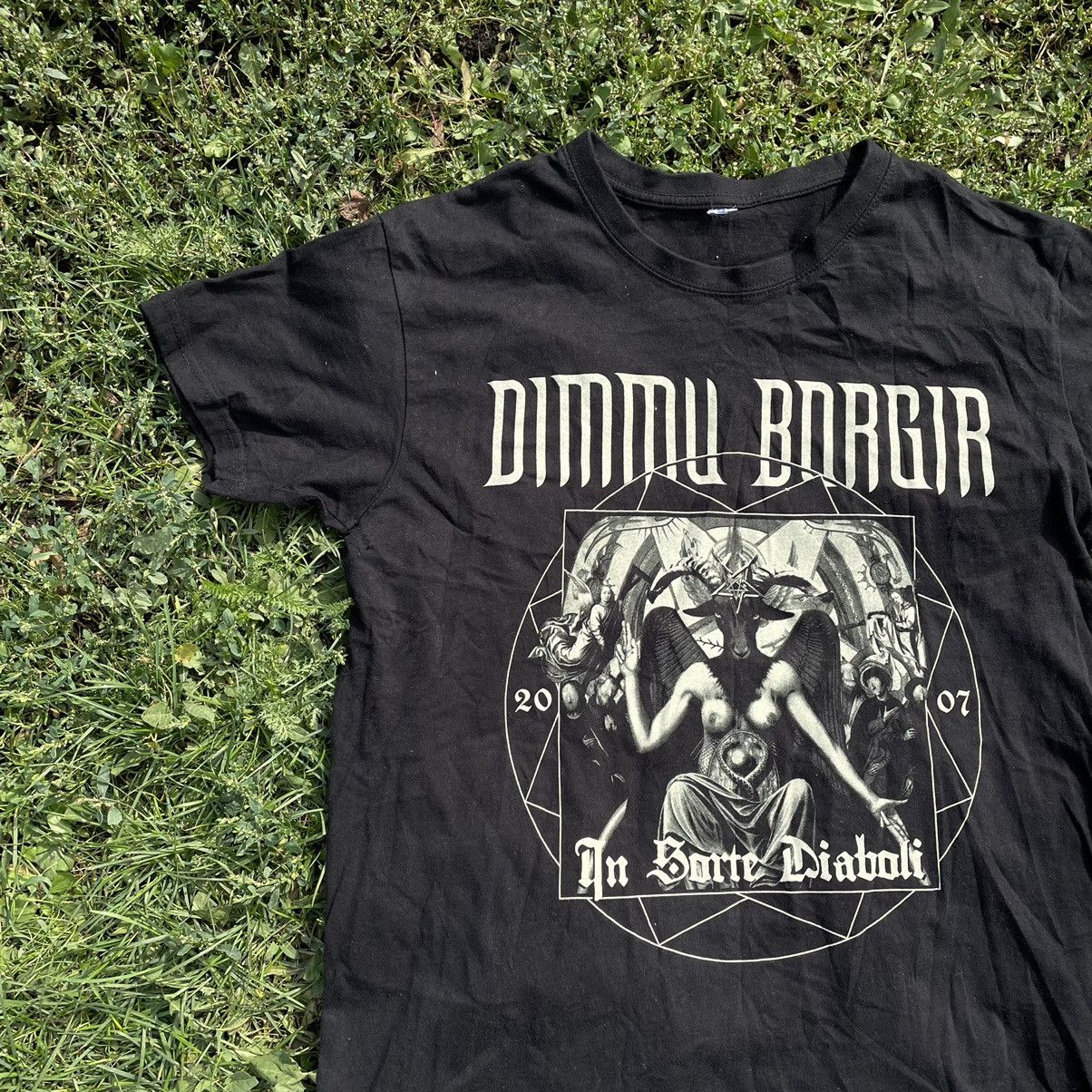 Vintage Vintage Y2K Dimmu Borgir Graphic Tee Skulls Grunge Tapered M Size US M / EU 48-50 / 2 - 3 Thumbnail