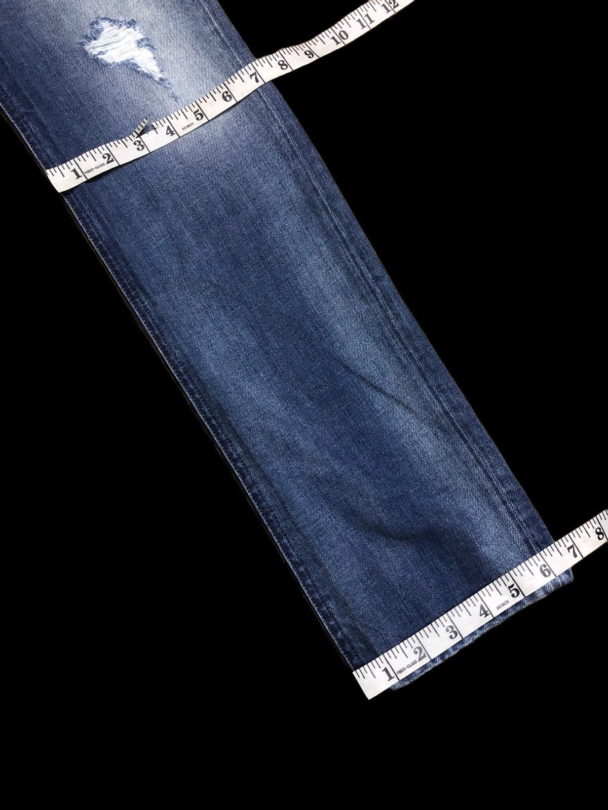 Diesel DIESEL RIZZO REGULAR SLIM STRAIGHT DISTRESSED DENIM Size 29" - 9 Thumbnail