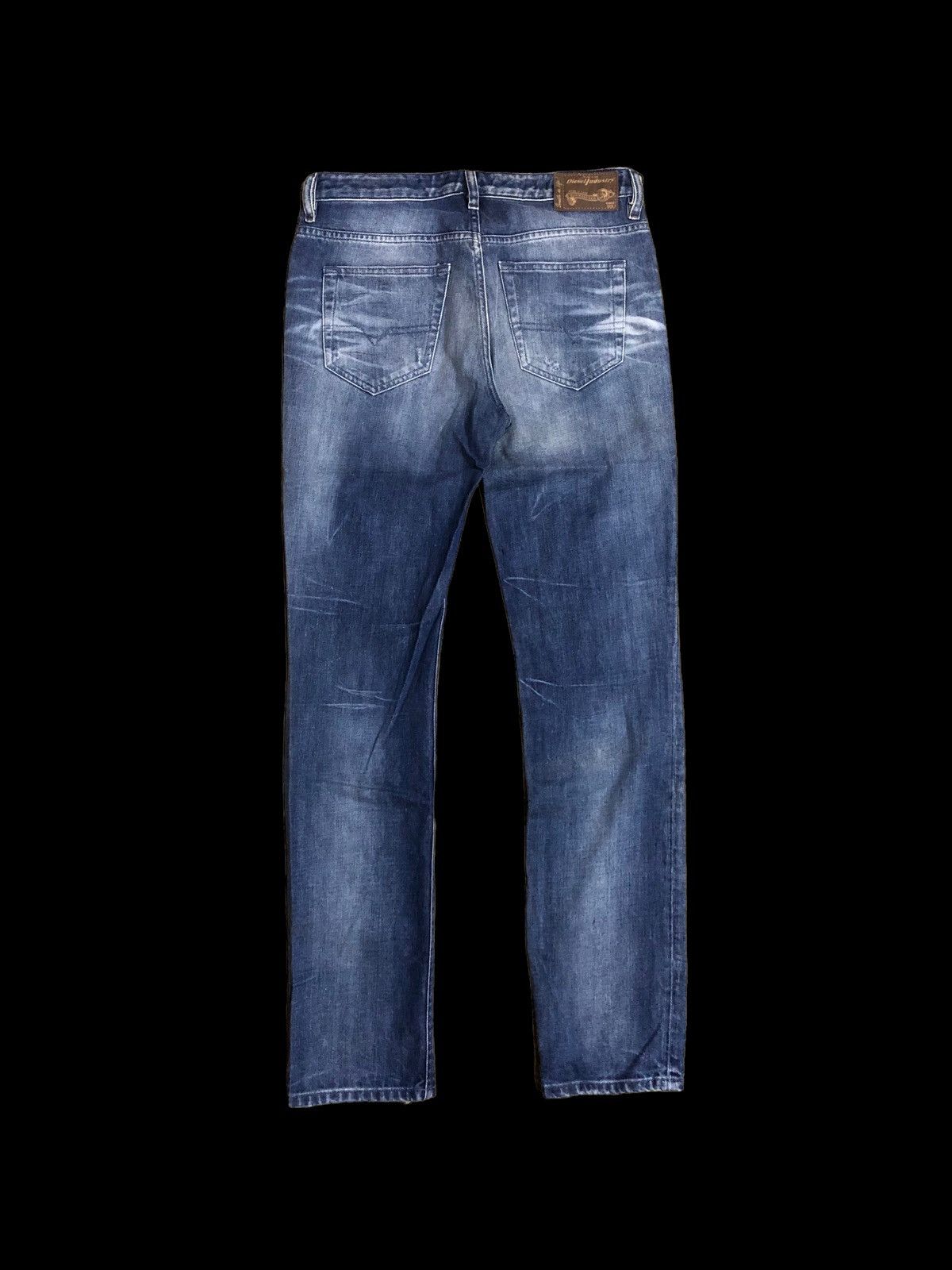 Diesel DIESEL RIZZO REGULAR SLIM STRAIGHT DISTRESSED DENIM Size 29" - 3 Thumbnail