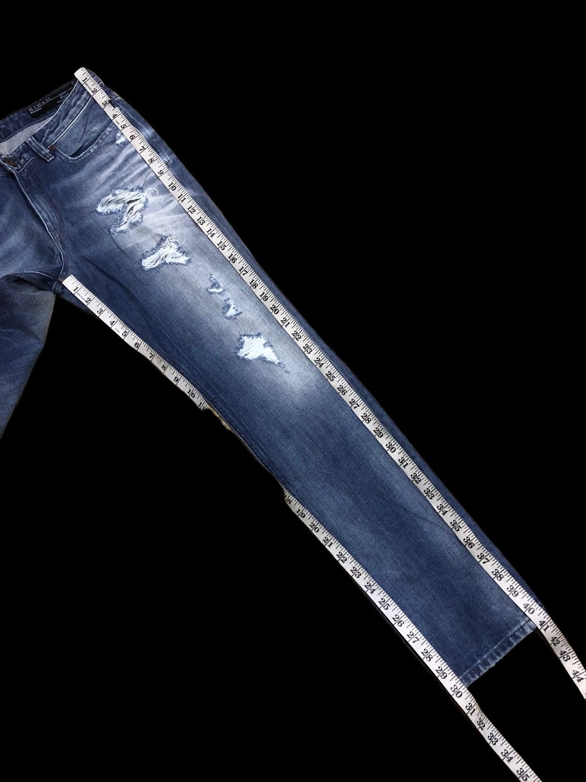 Diesel DIESEL RIZZO REGULAR SLIM STRAIGHT DISTRESSED DENIM Size 29" - 8 Thumbnail
