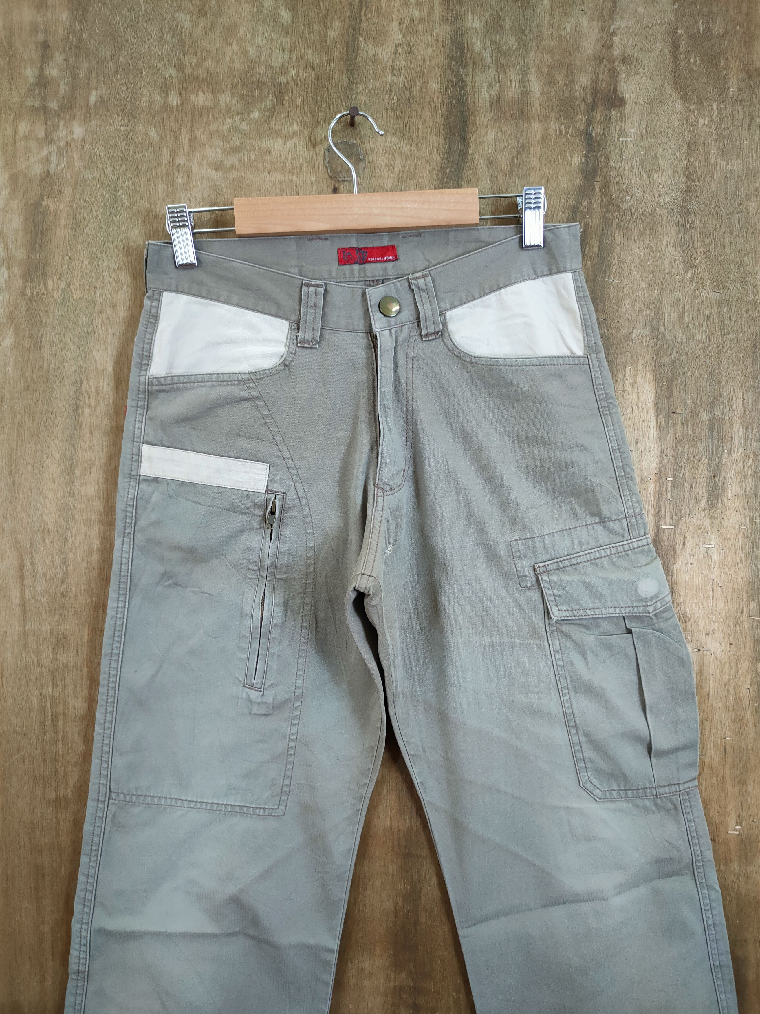 Grailed 291295 Homme green utility patch cargo pants #46-732 Size US 26 / EU 42 - 4 Thumbnail