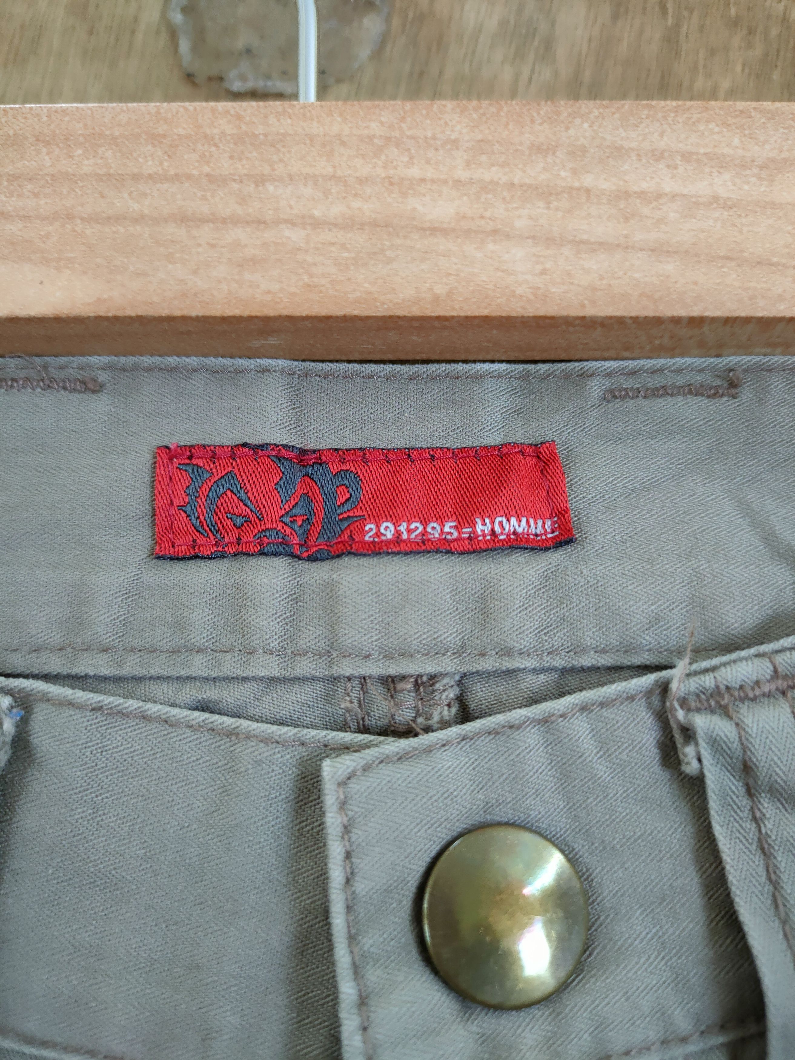 Grailed 291295 Homme green utility patch cargo pants #46-732 Size US 26 / EU 42 - 5 Thumbnail