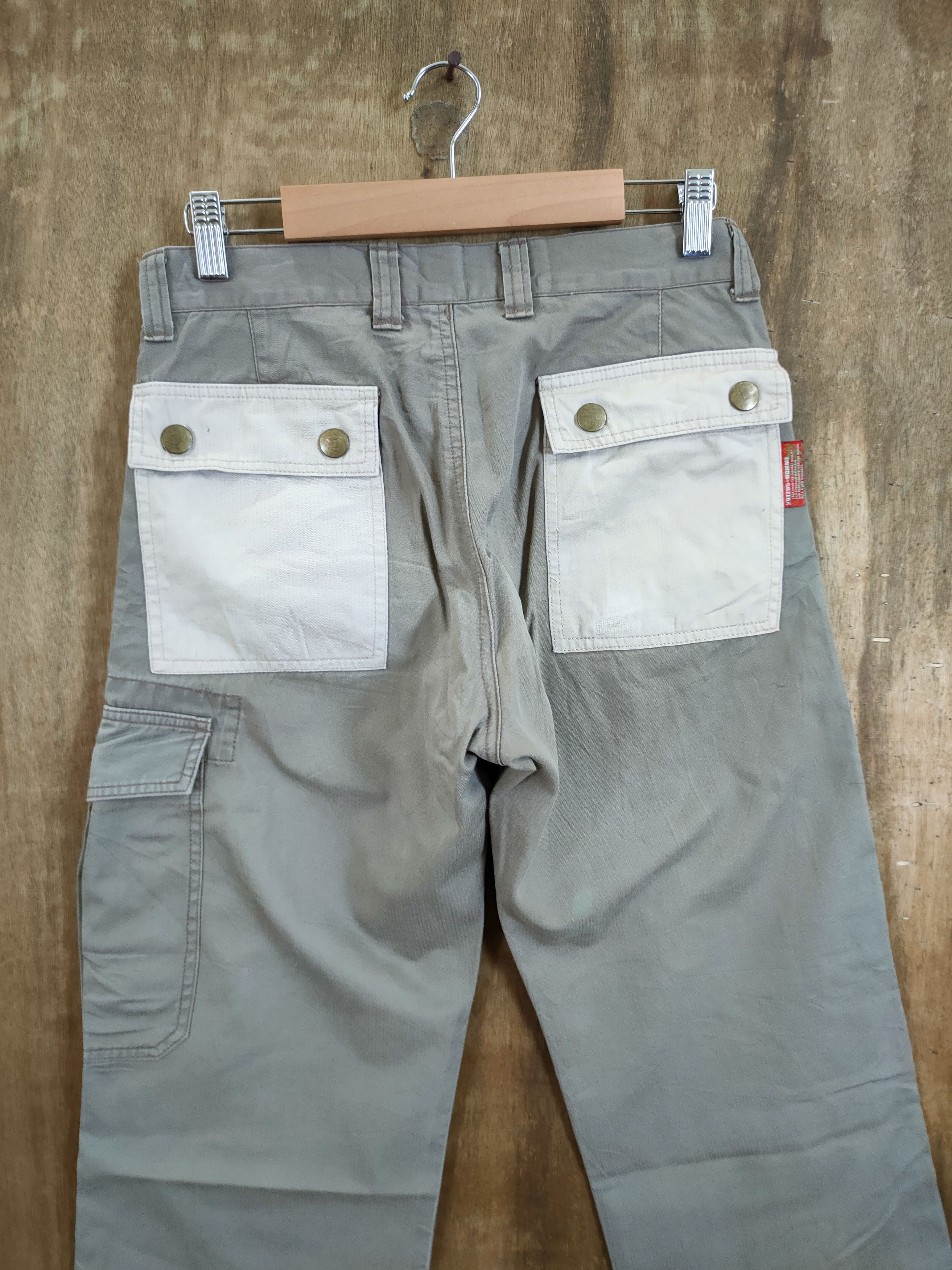 Grailed 291295 Homme green utility patch cargo pants #46-732 Size US 26 / EU 42 - 11 Thumbnail