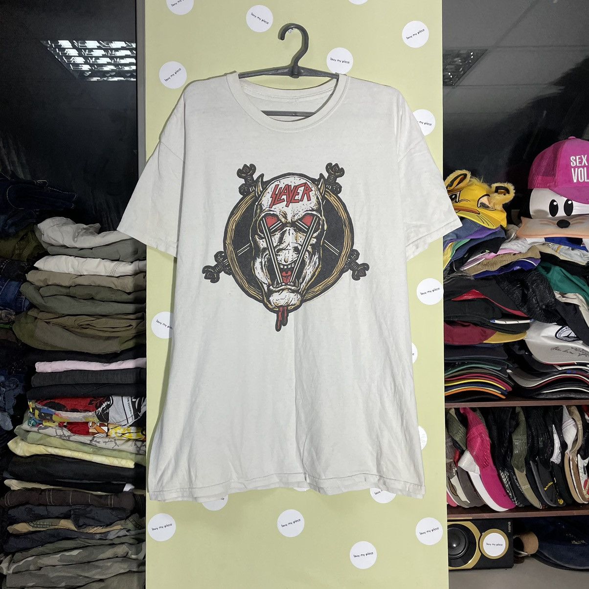 Vintage Vintage Y2K Graphic Tee Horror Skull Dark Grunge Washed XXL Size US XXL / EU 58 / 5 - 1 Thumbnail