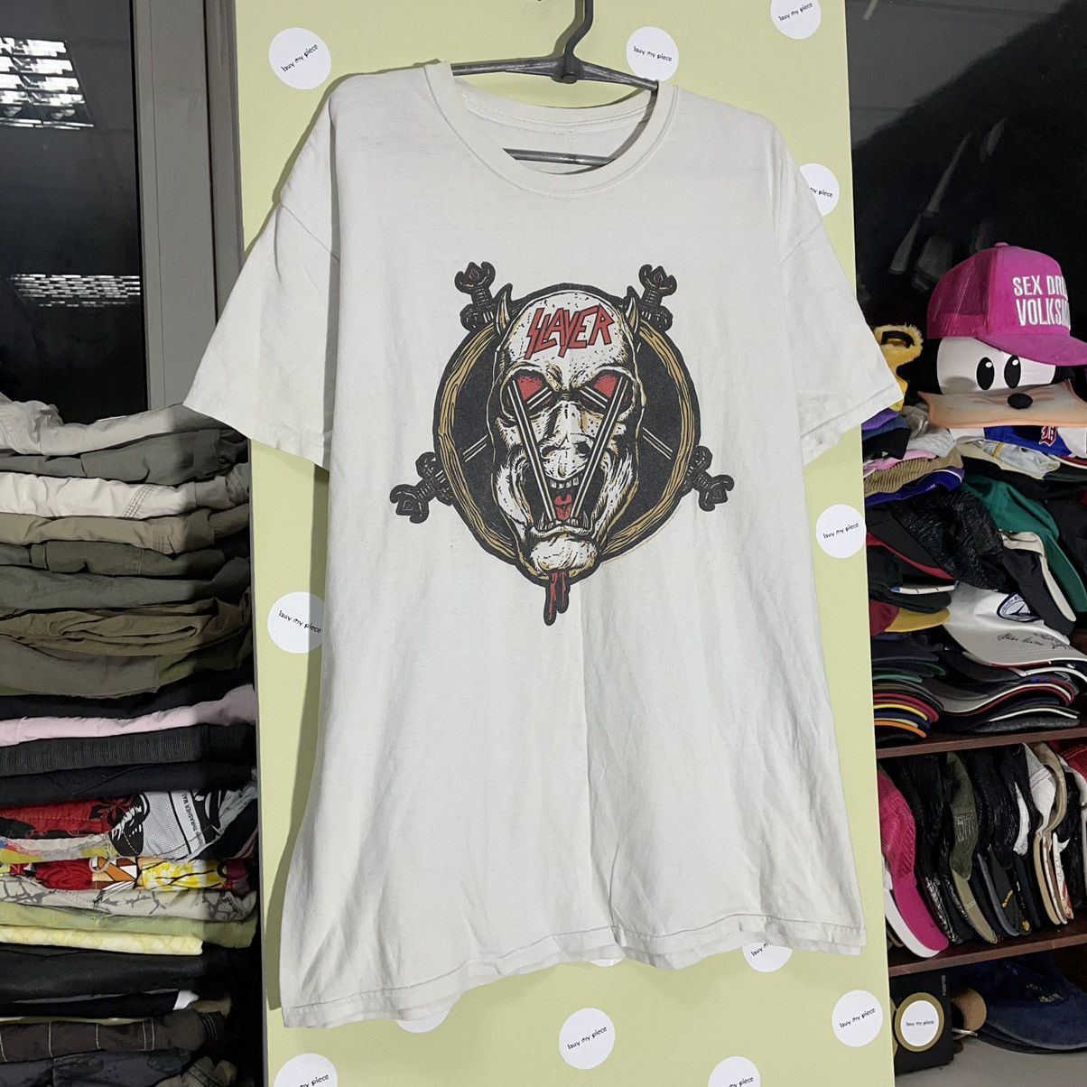 Vintage Vintage Y2K Graphic Tee Horror Skull Dark Grunge Washed XXL Size US XXL / EU 58 / 5 - 3 Thumbnail