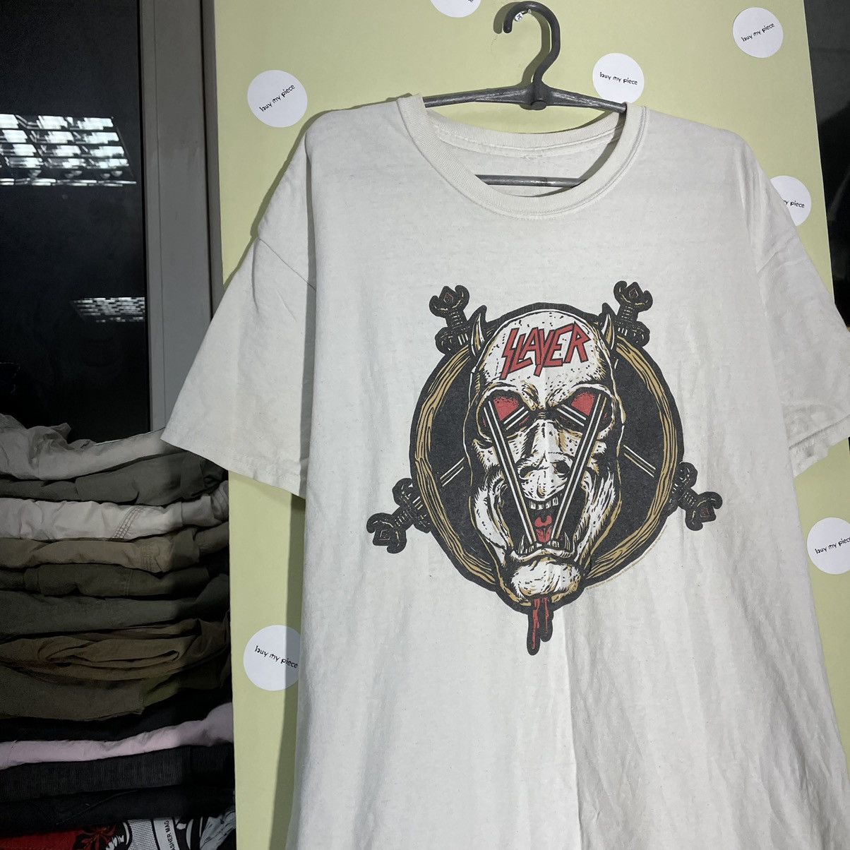 Vintage Vintage Y2K Graphic Tee Horror Skull Dark Grunge Washed XXL Size US XXL / EU 58 / 5 - 4 Thumbnail