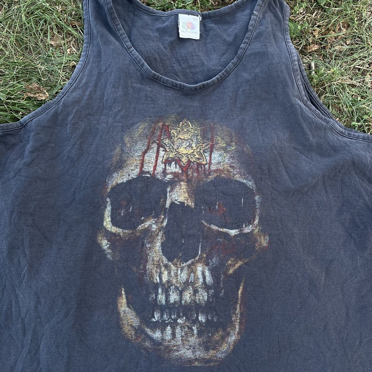 Vintage Vintage Y2K Skull Graphic Tee Sun Faded Grunge Baggy XXL Size US XXL / EU 58 / 5 - 4 Thumbnail