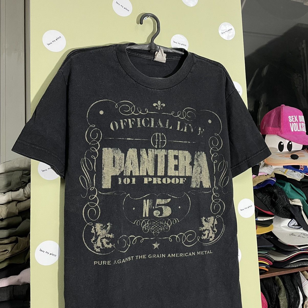 Vintage Vintage 90s Pantera Band Tee Sun Faded Graphic Grunge Slim M Size US M / EU 48-50 / 2 - 5 Thumbnail