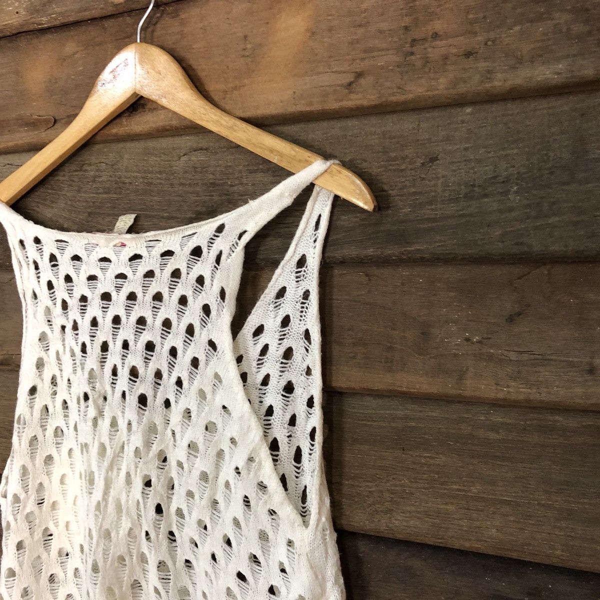 Grailed Supre Mesh Net Crochet White Cardigan Knitwear #7212 Size XS / US 0-2 / IT 36-38 - 10 Thumbnail