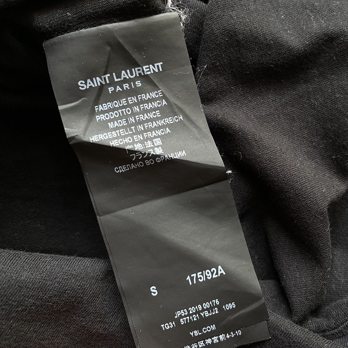 Saint Laurent Paris SLP Logo T Shirt Size US S / EU 44-46 / 1 - 4 Thumbnail