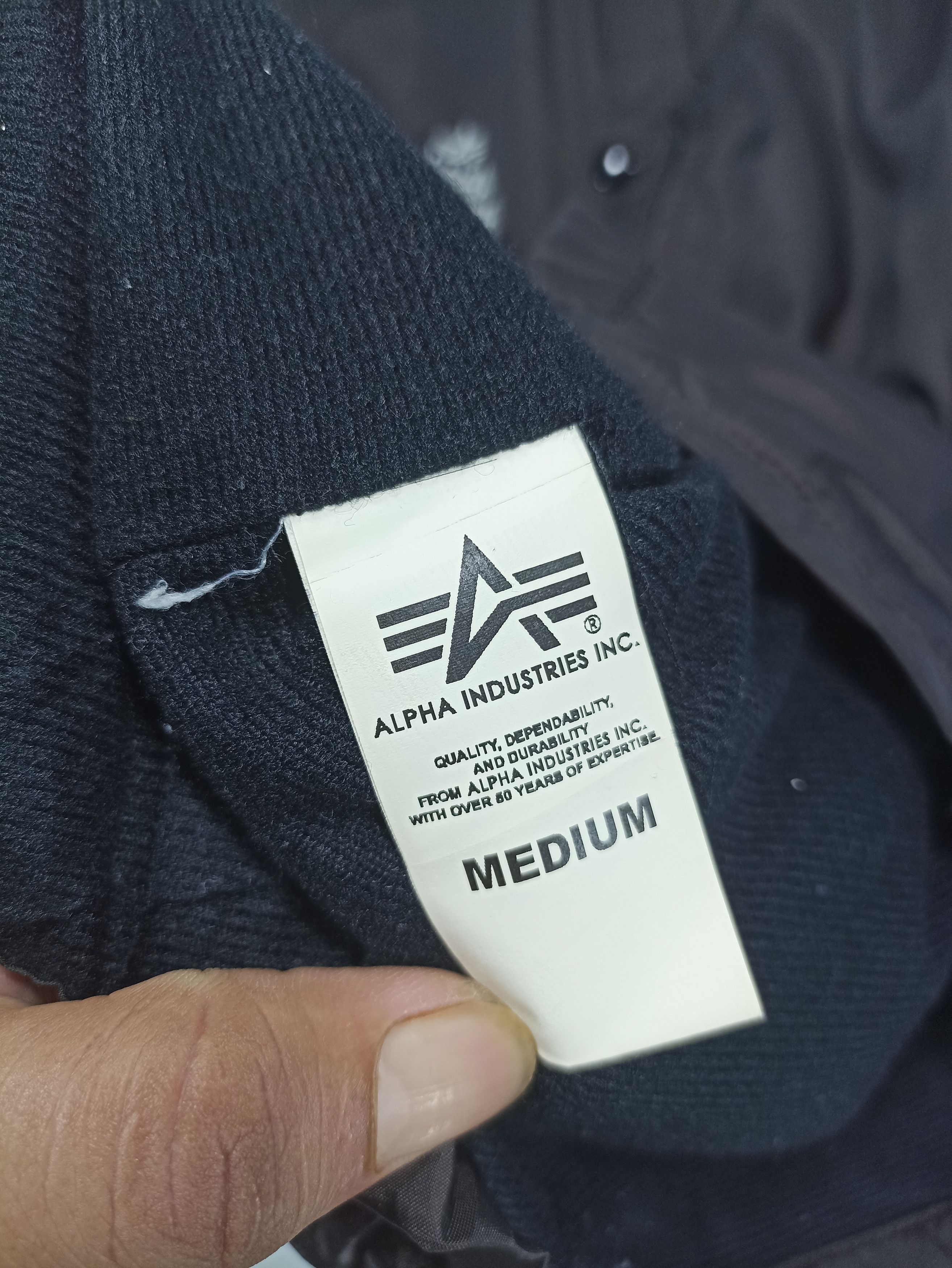 Alpha Industries × Vintage Alpha industries Nylon Coach Big Logo Size US M / EU 48-50 / 2 - 6 Thumbnail