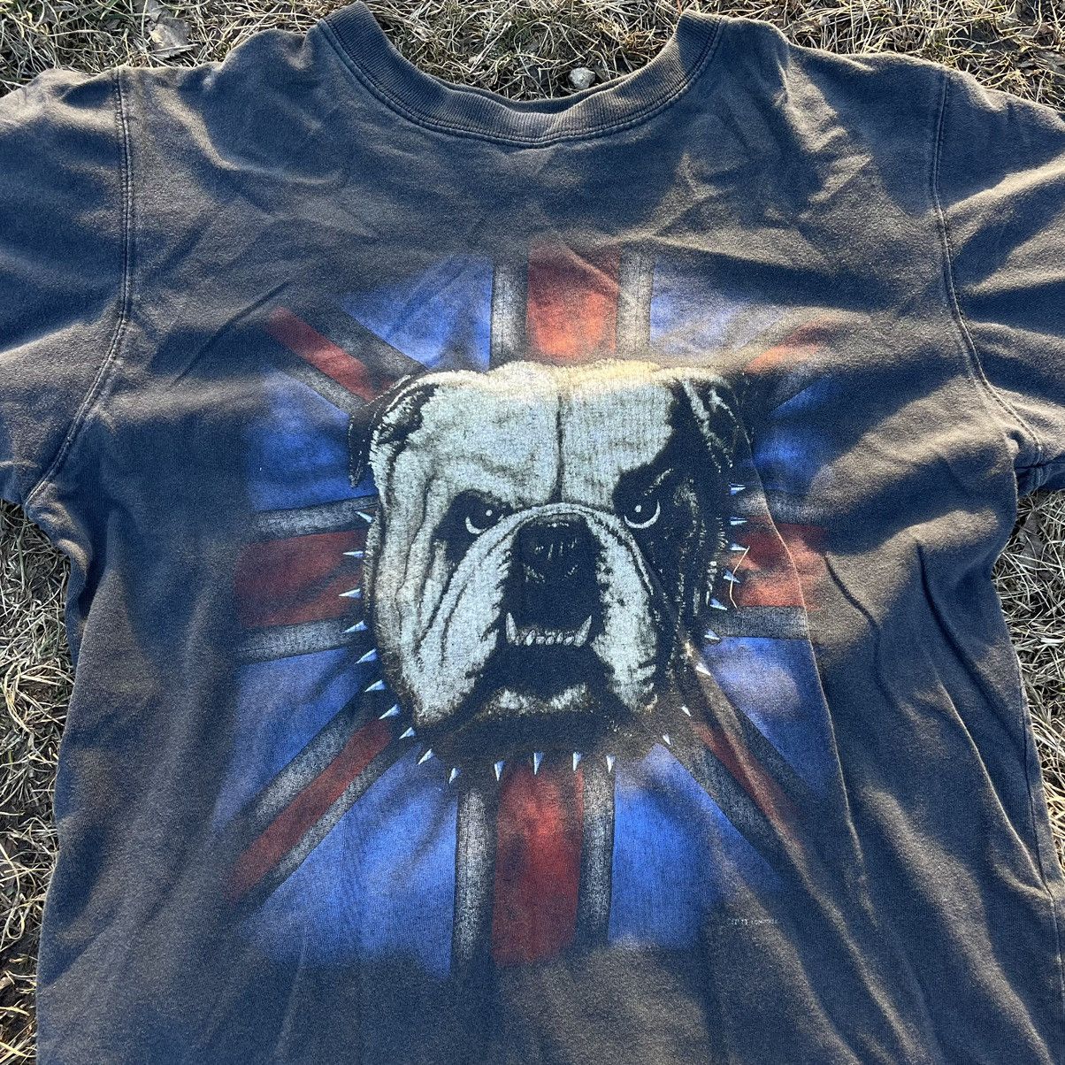 Vintage Vintage 90s Sun Faded Graphic Tee Skull Horror Dark Academia Size US L / EU 52-54 / 3 - 4 Thumbnail