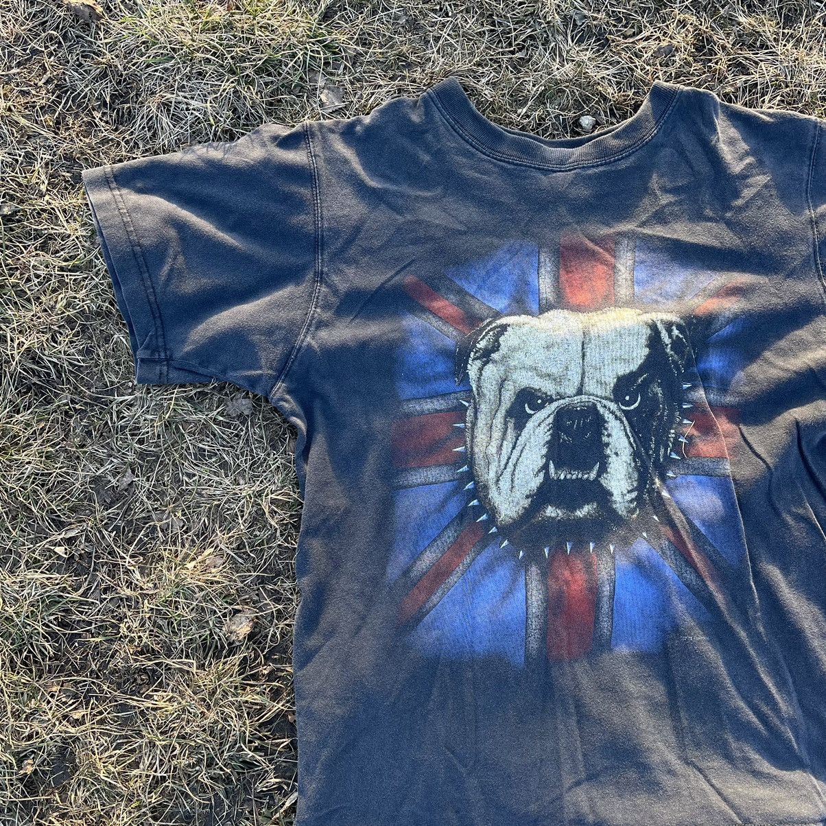 Vintage Vintage 90s Sun Faded Graphic Tee Skull Horror Dark Academia Size US L / EU 52-54 / 3 - 3 Thumbnail