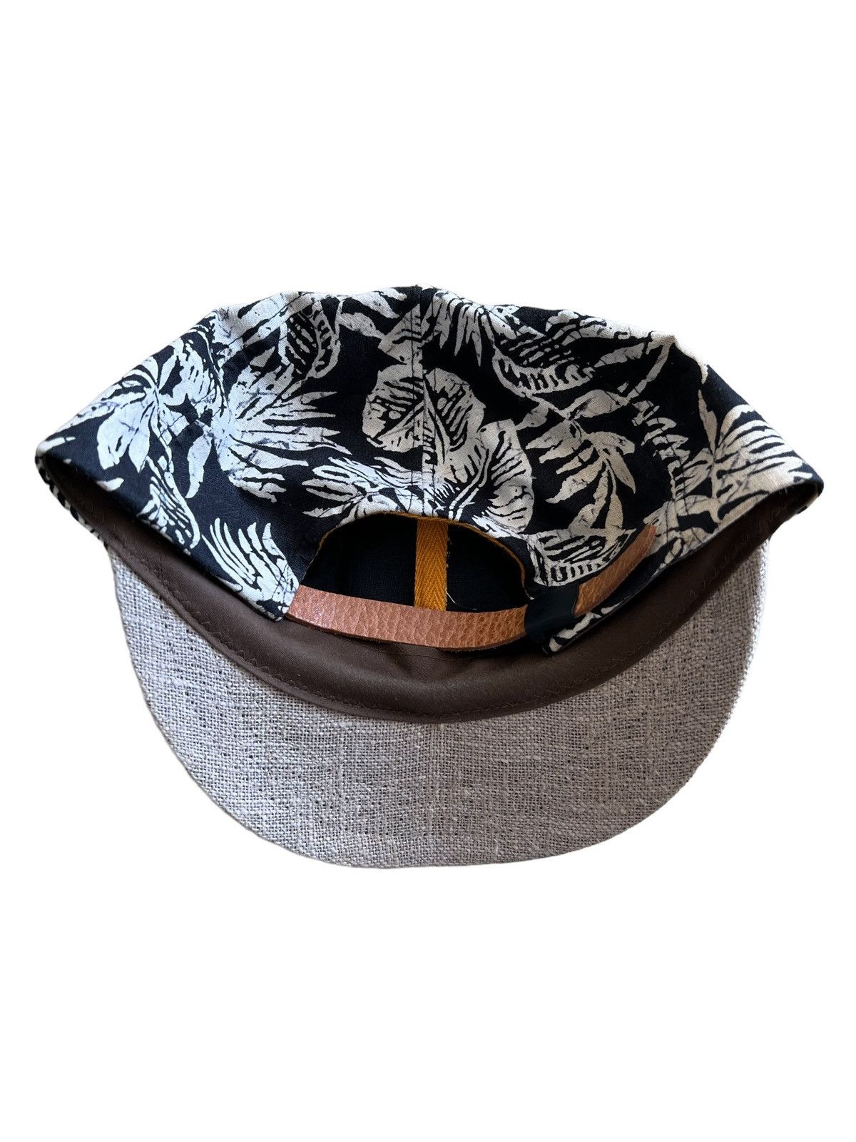 CA4LA CA4LA 🇯🇵 x Cactus ™️ Logo Leather Patch Jute Brim Cap Hat Size ONE SIZE - 4 Thumbnail