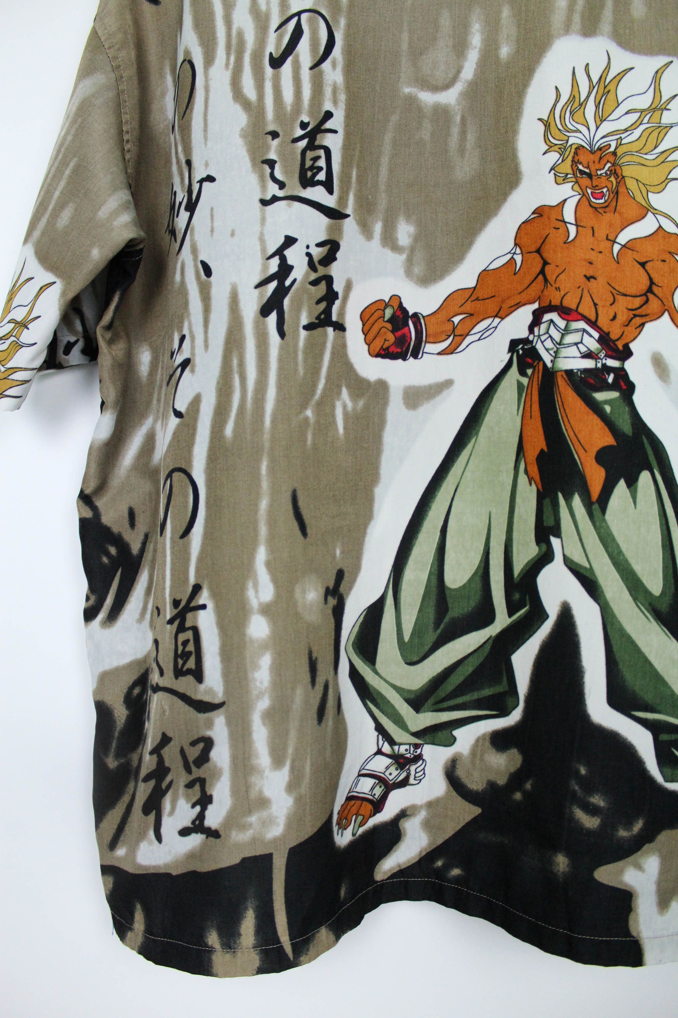 Japanese Brand Japanese Cartoon Graphics Hawaiian Oversize Polyester Shirt Size US XL / EU 56 / 4 - 7 Thumbnail