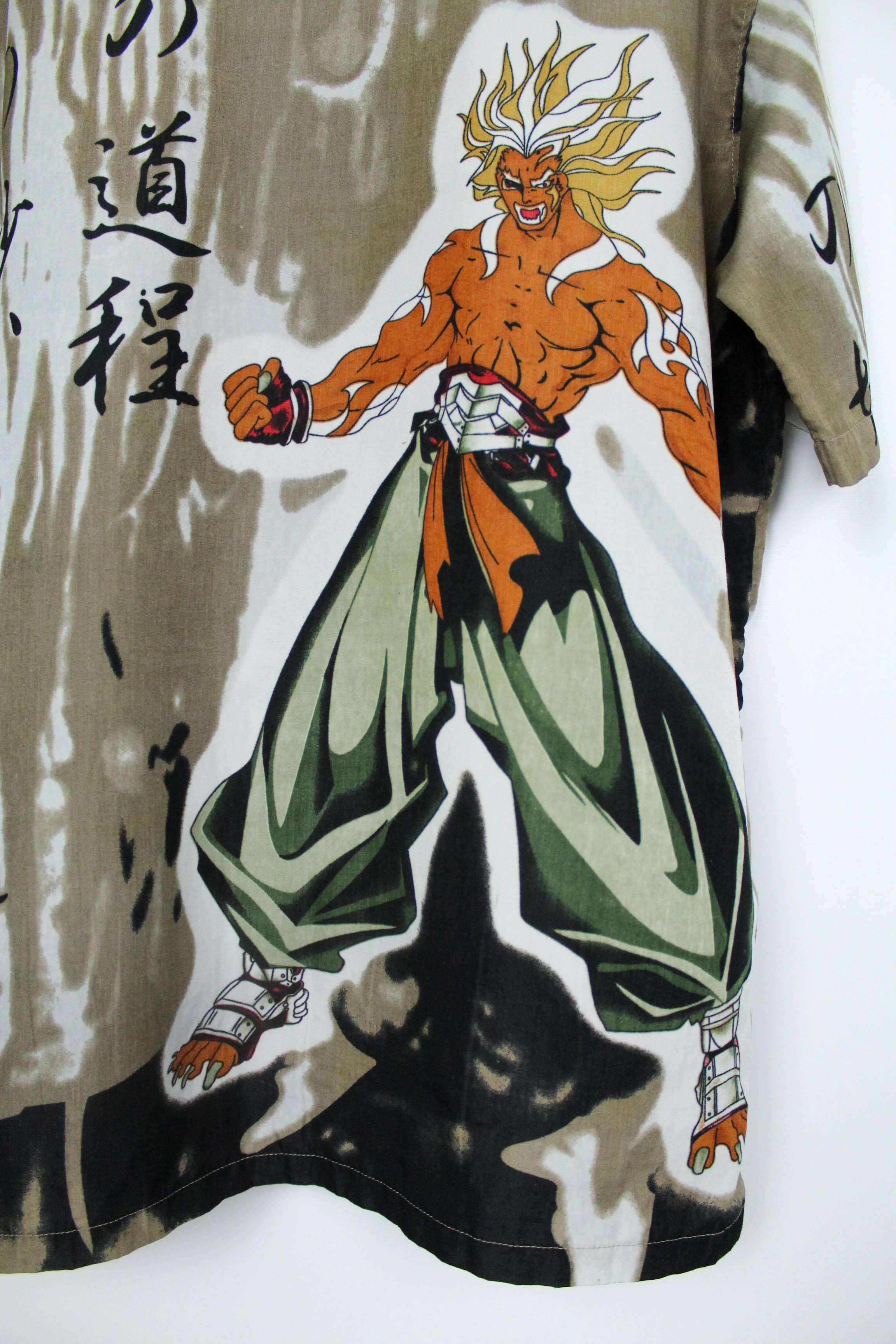 Japanese Brand Japanese Cartoon Graphics Hawaiian Oversize Polyester Shirt Size US XL / EU 56 / 4 - 8 Thumbnail
