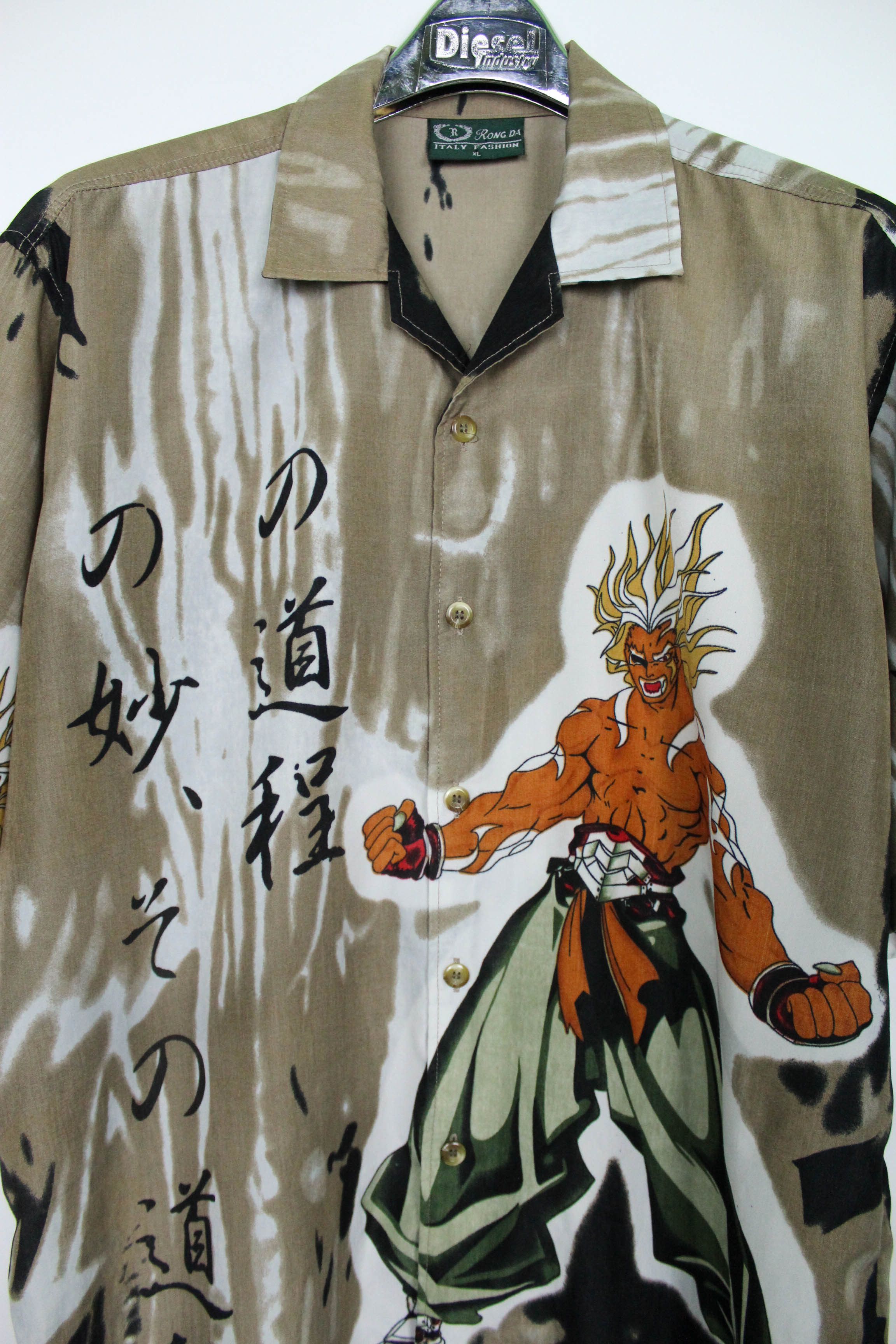 Japanese Brand Japanese Cartoon Graphics Hawaiian Oversize Polyester Shirt Size US XL / EU 56 / 4 - 3 Thumbnail