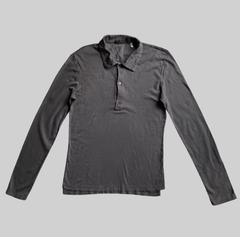 Helmut Lang Helmet Lang Archive Jersey Cotton Polo Long Sleeve Size US S / EU 44-46 / 1 - 2 Thumbnail