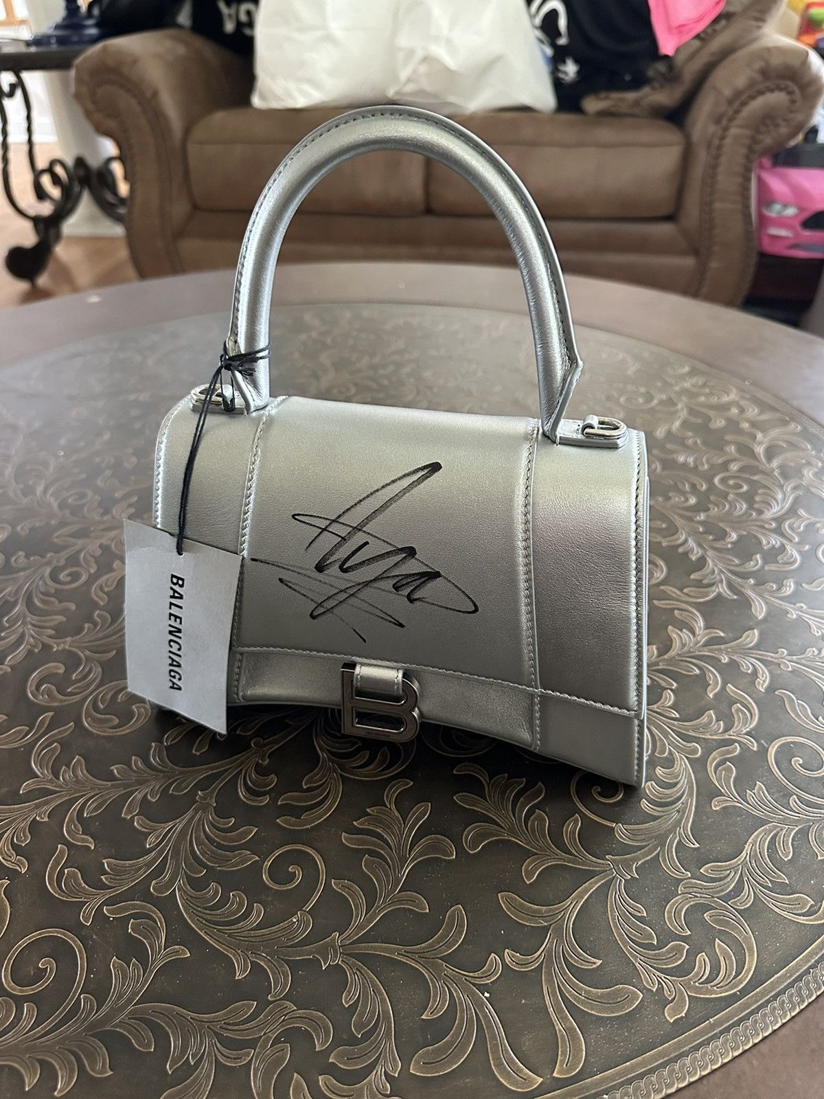 BALENCIAGA●MUSIC AYA NAKAMURA MERCH HOURGLASS ハンドバッグ Balenciaga Music Aya Nakamura Merch Hourglass Small Handbag