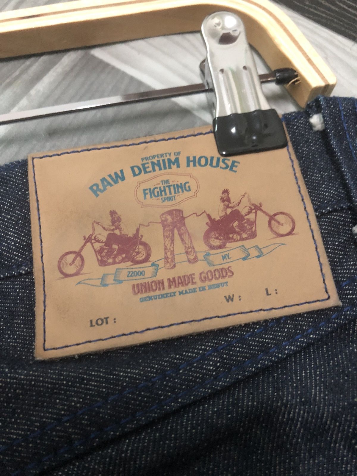 Salvage CUSTOM MADE BY RAW DENIM HOUSE MULTI POCKET CARGO DENIM JEAN Size US 30 / EU 46 - 11 Thumbnail