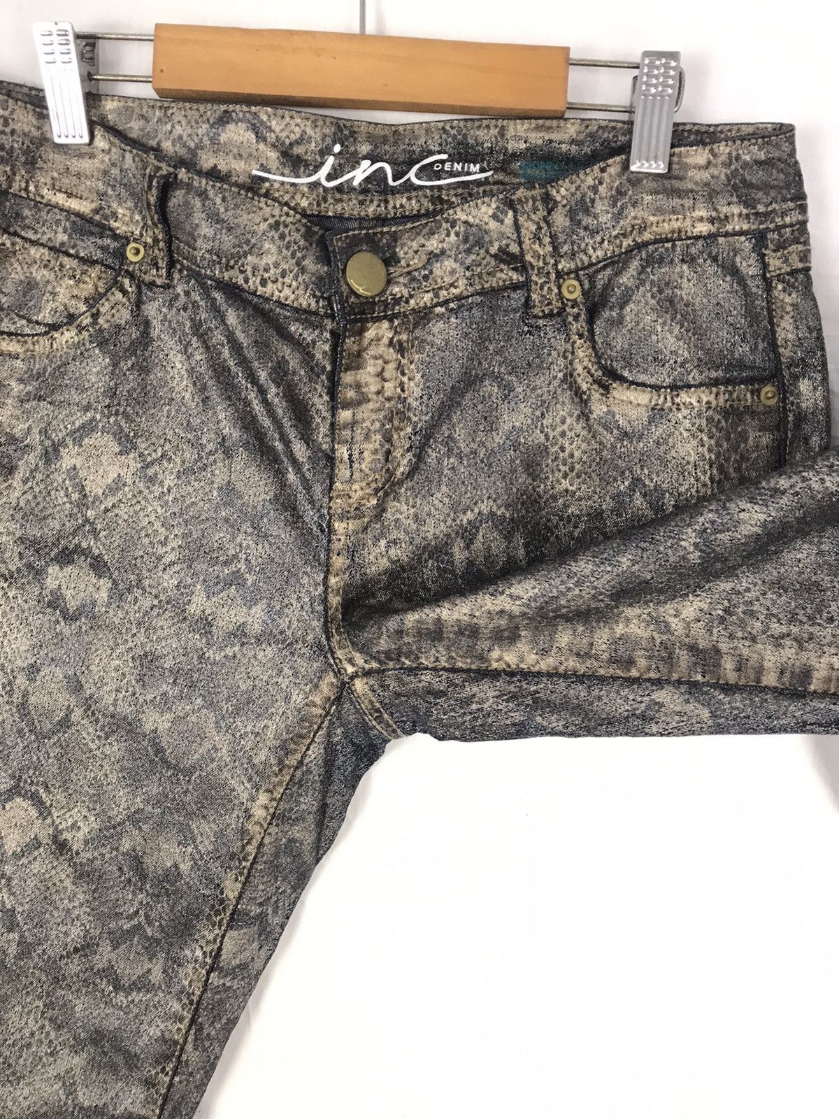 Hysteric Glamour × Japanese Brand Offer accepted ‼️Phyton Skin Inc Denim Skinny Fit Jeans Size US 31 - 6 Thumbnail