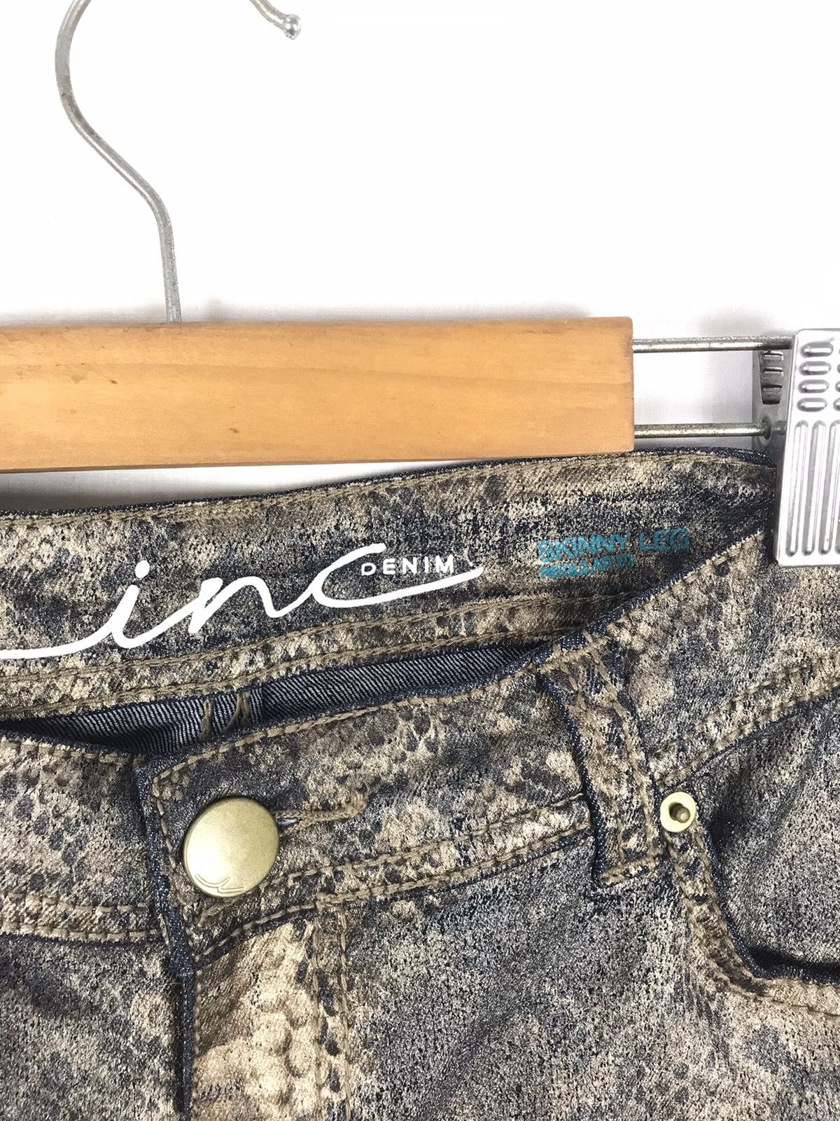 Hysteric Glamour × Japanese Brand Offer accepted ‼️Phyton Skin Inc Denim Skinny Fit Jeans Size US 31 - 8 Thumbnail