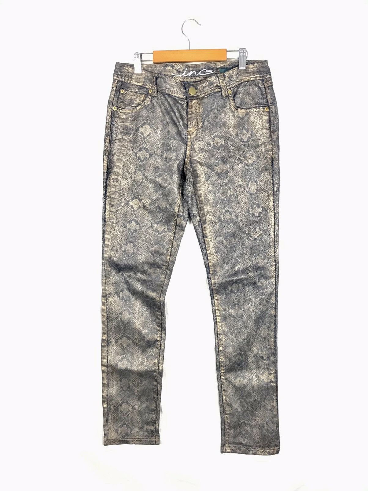 Hysteric Glamour × Japanese Brand Offer accepted ‼️Phyton Skin Inc Denim Skinny Fit Jeans Size US 31 - 1 Thumbnail