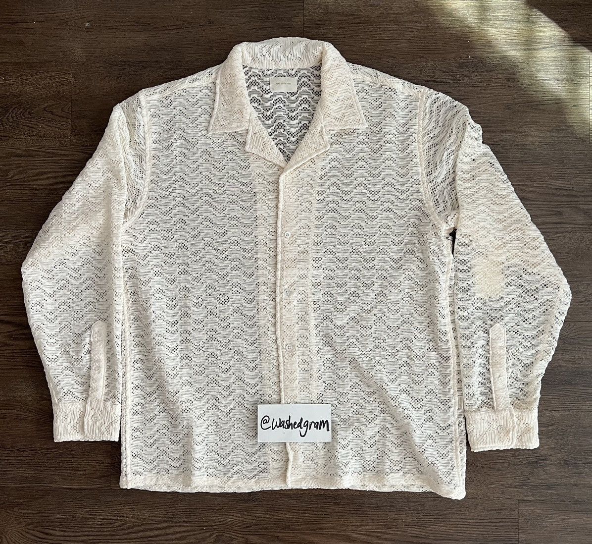 Aime Leon Dore Rico Shirt Long Sleeve Cream Yellow | Grailed