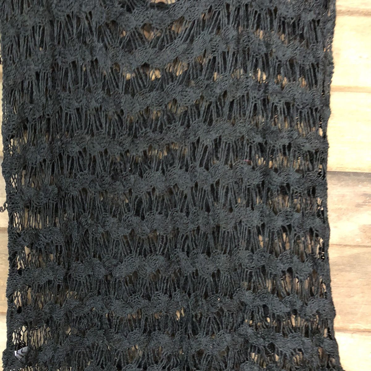Homespun Knitwear Luxx Mesh Net Crochet Black Knitwear #7208 Size M / US 6-8 / IT 42-44 - 12 Thumbnail