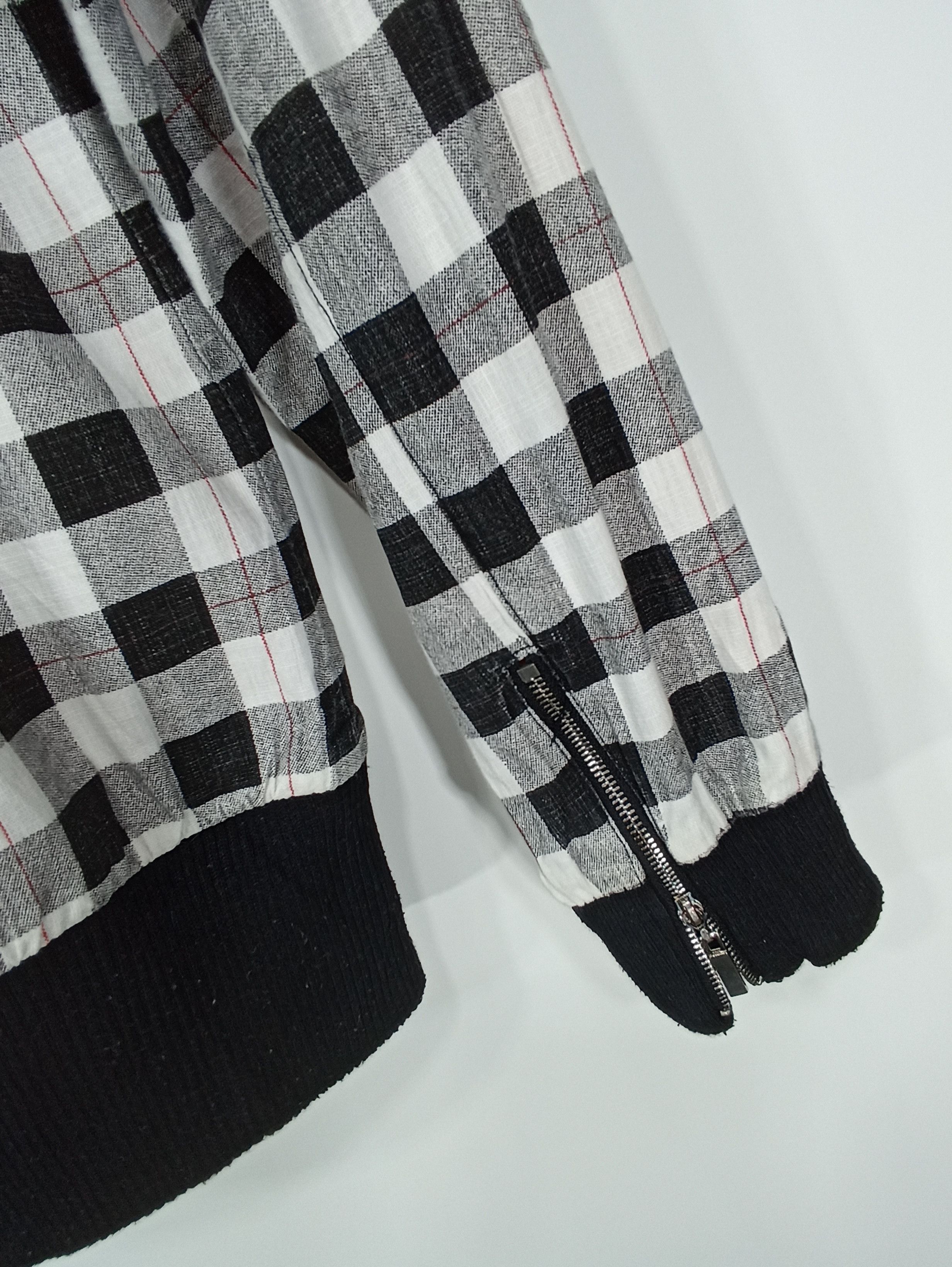 Japanese Brand × Seditionaries Cecil mcbee plaid hoodie zipper Size M / US 6-8 / IT 42-44 - 4 Thumbnail