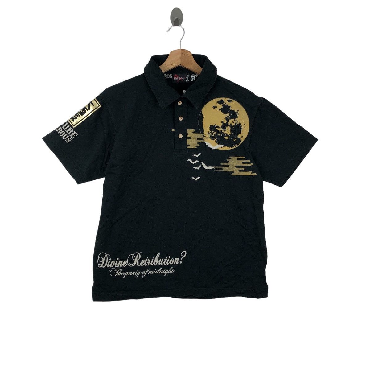 Japanese Brand Japanese Brand SUKAJAN DEVINE RETRIBUTION Polo Shirt Size US M / EU 48-50 / 2 - 1 Thumbnail