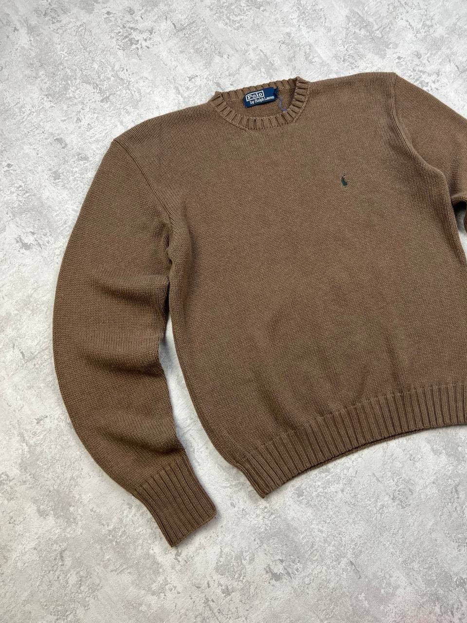Polo Ralph Lauren Vintage Polo Ralph Lauren Brown Sweater Size US M / EU 48-50 / 2 - 2 Thumbnail