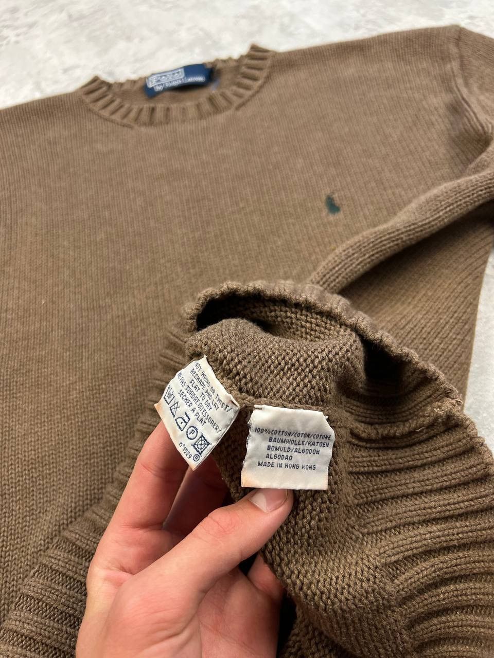 Polo Ralph Lauren Vintage Polo Ralph Lauren Brown Sweater Size US M / EU 48-50 / 2 - 11 Thumbnail