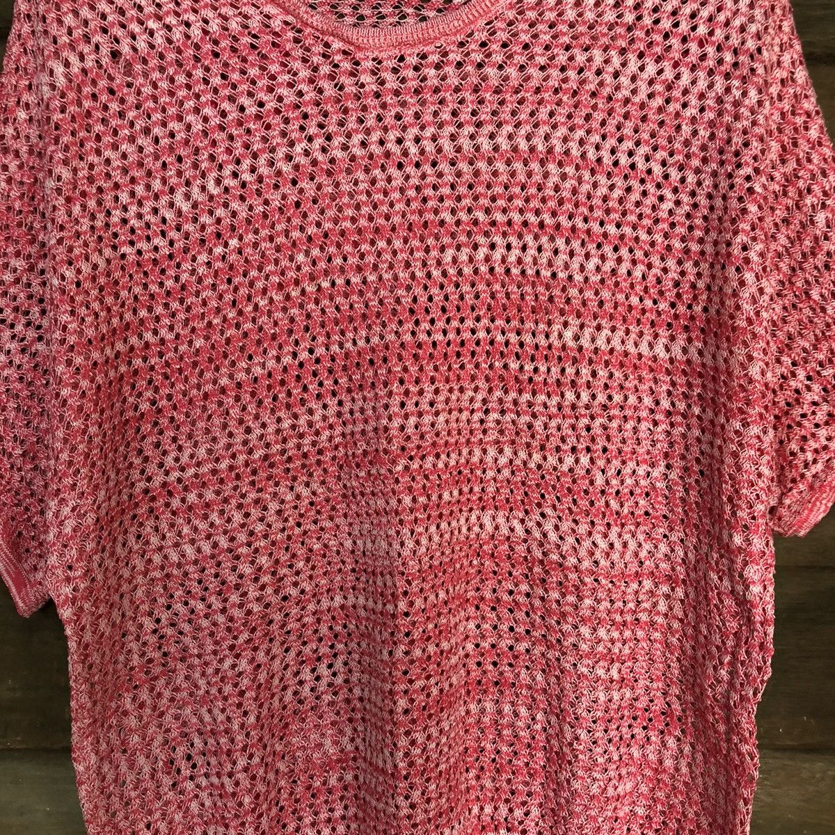 Japanese Brand Millers Mesh Net Crochet Pink Knitwear #7204 Size M / US 6-8 / IT 42-44 - 5 Thumbnail