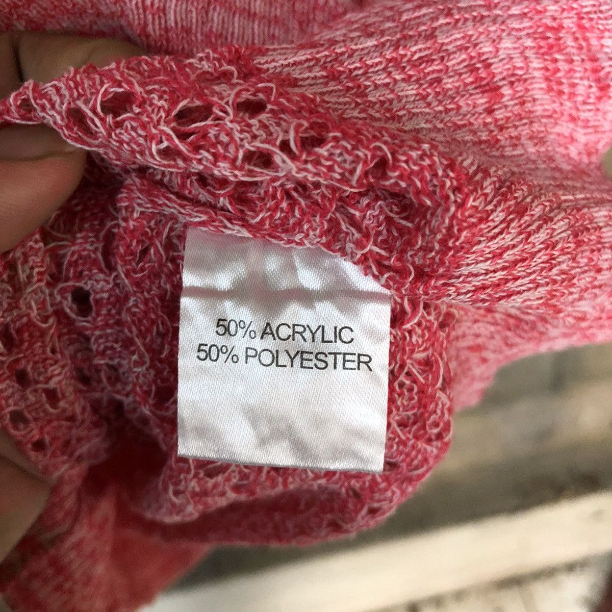 Japanese Brand Millers Mesh Net Crochet Pink Knitwear #7204 Size M / US 6-8 / IT 42-44 - 8 Thumbnail