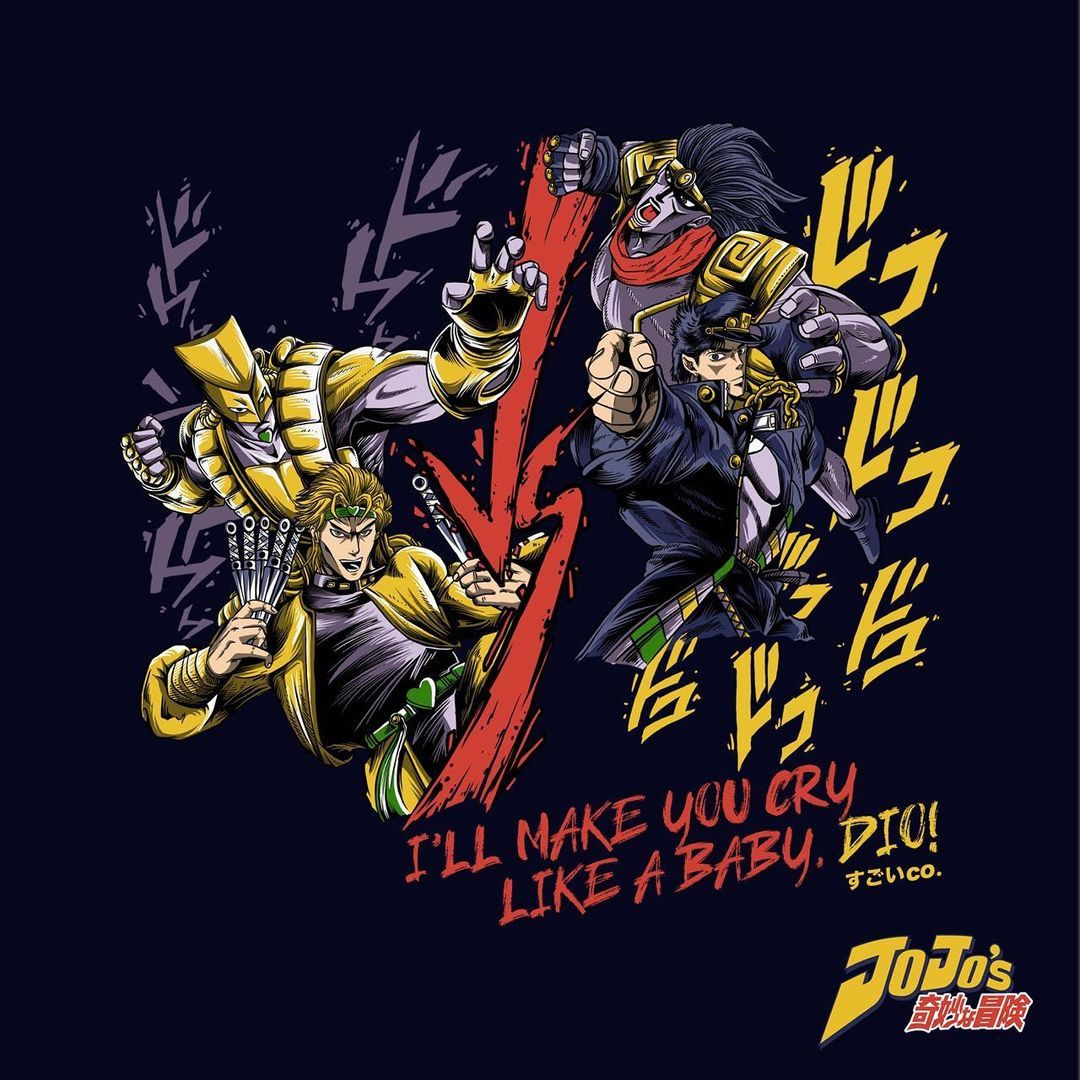 Anime × Japanese Brand 🔥Limited🔥Jojo Bizarre Adventure - Dio VS Jotaro Size US M / EU 48-50 / 2 - 1 Thumbnail