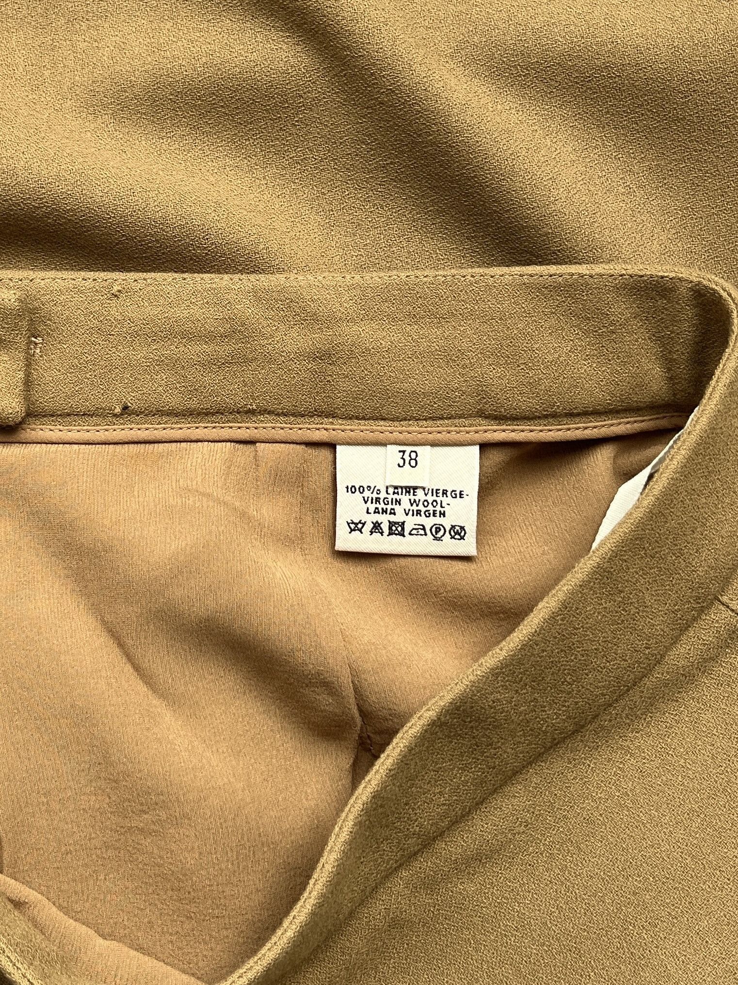 Hermes ⚡️QUICK SALE⚡️ Hermes Martin Margiela Light Brown Skirt Size 28" / US 6 / IT 42 - 3 Thumbnail