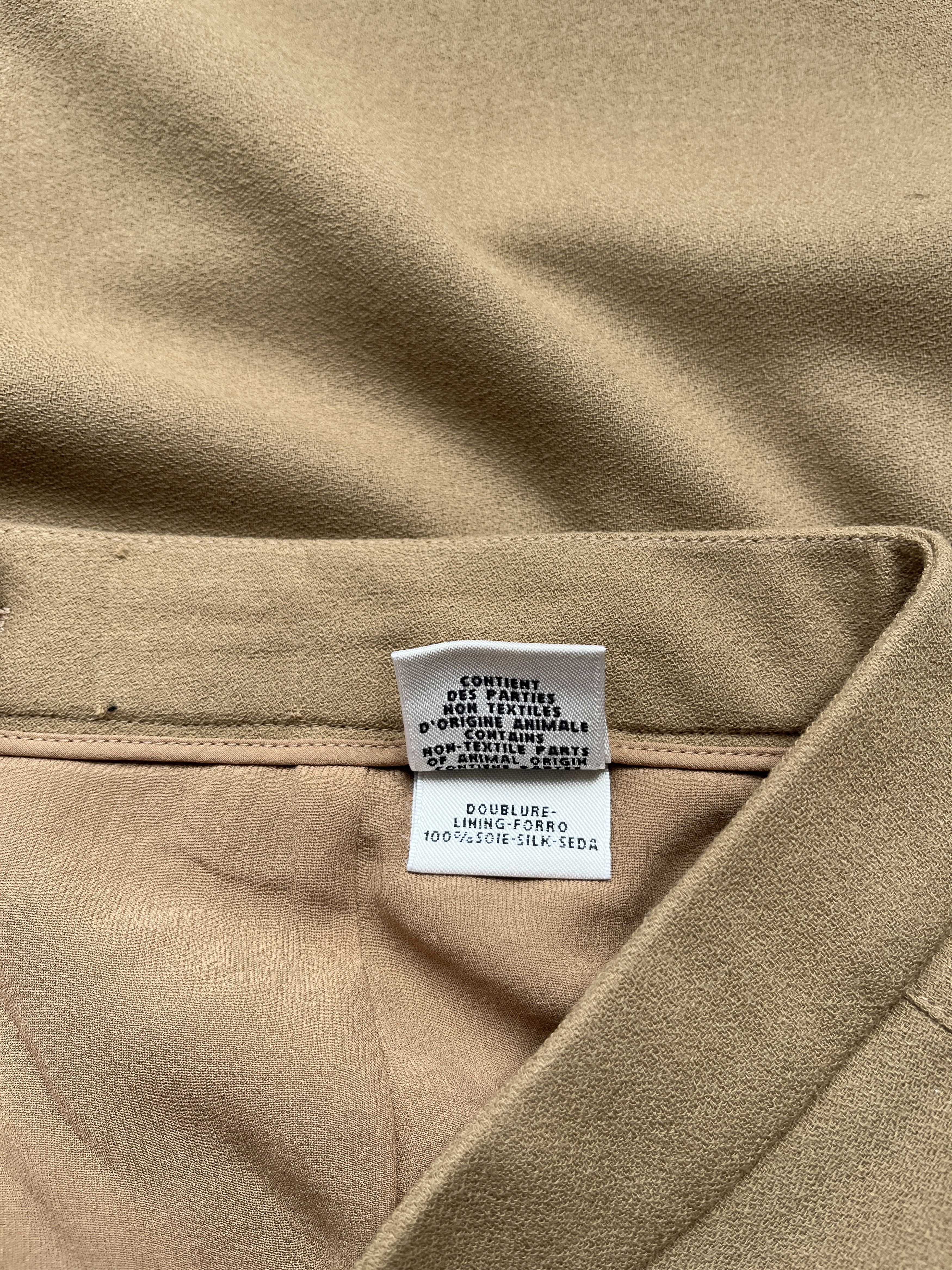 Hermes ⚡️QUICK SALE⚡️ Hermes Martin Margiela Light Brown Skirt Size 28" / US 6 / IT 42 - 4 Thumbnail