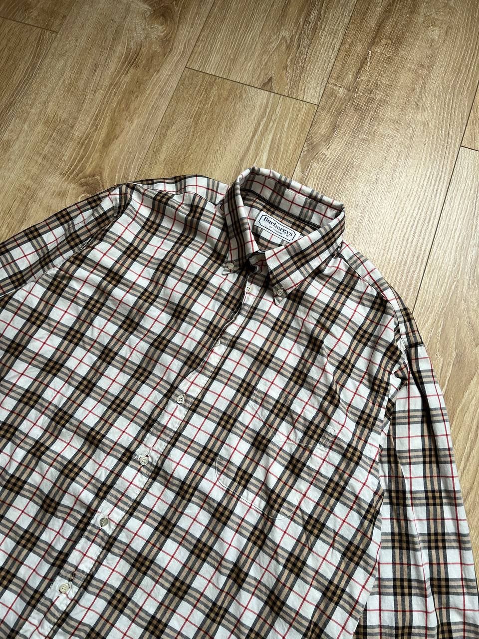 Burberry Vintage Burberrys Nova Check Shirt Size US XL / EU 56 / 4 - 3 Thumbnail