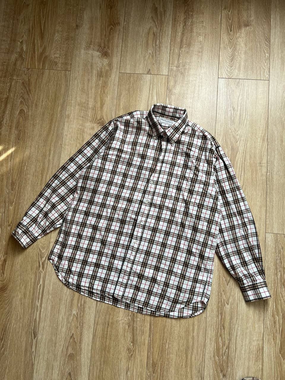 Burberry Vintage Burberrys Nova Check Shirt Size US XL / EU 56 / 4 - 1 Thumbnail