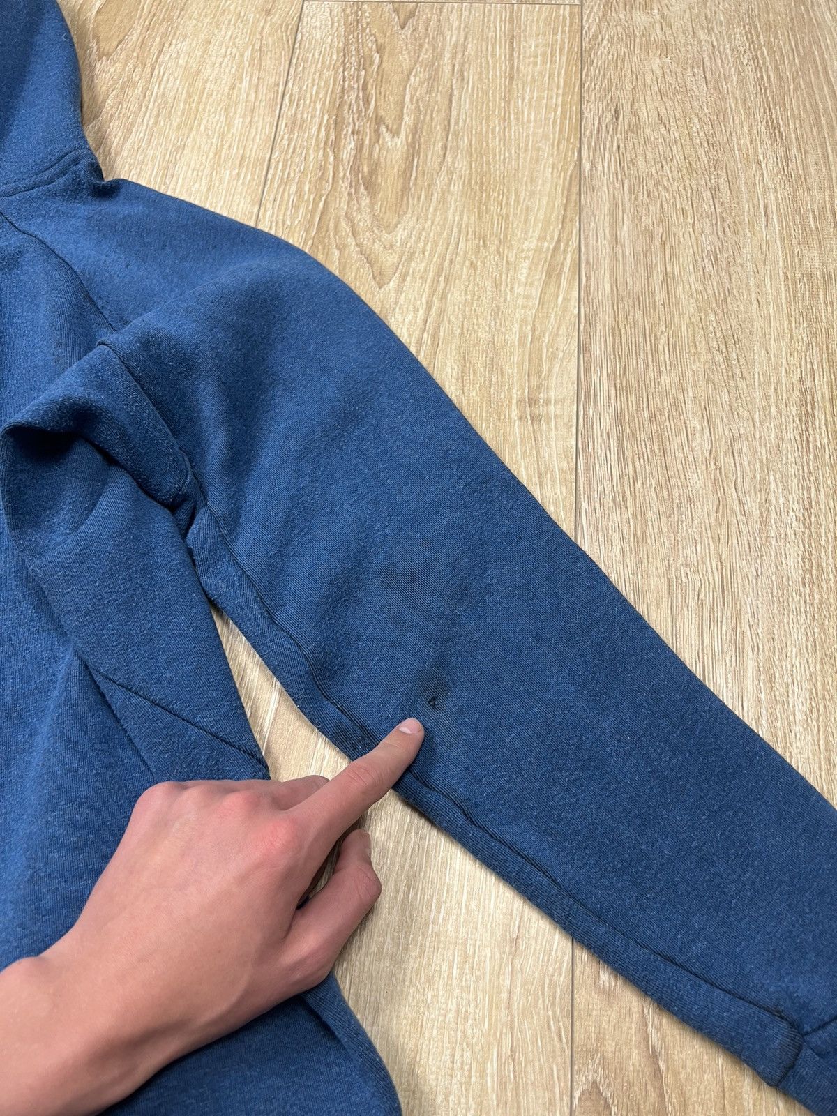 Nike Tech Fleece blue Zip up Hoodie