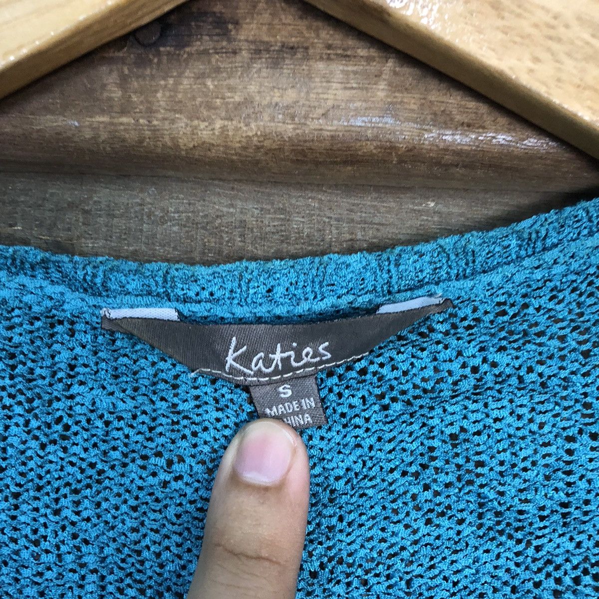 Grailed Katies Mesh Net Crochet Green Knitwear Cardigan #7198 Size S / US 4 / IT 40 - 5 Thumbnail