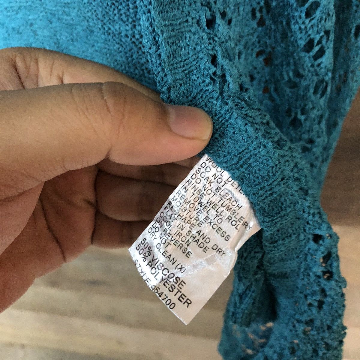 Grailed Katies Mesh Net Crochet Green Knitwear Cardigan #7198 Size S / US 4 / IT 40 - 6 Thumbnail