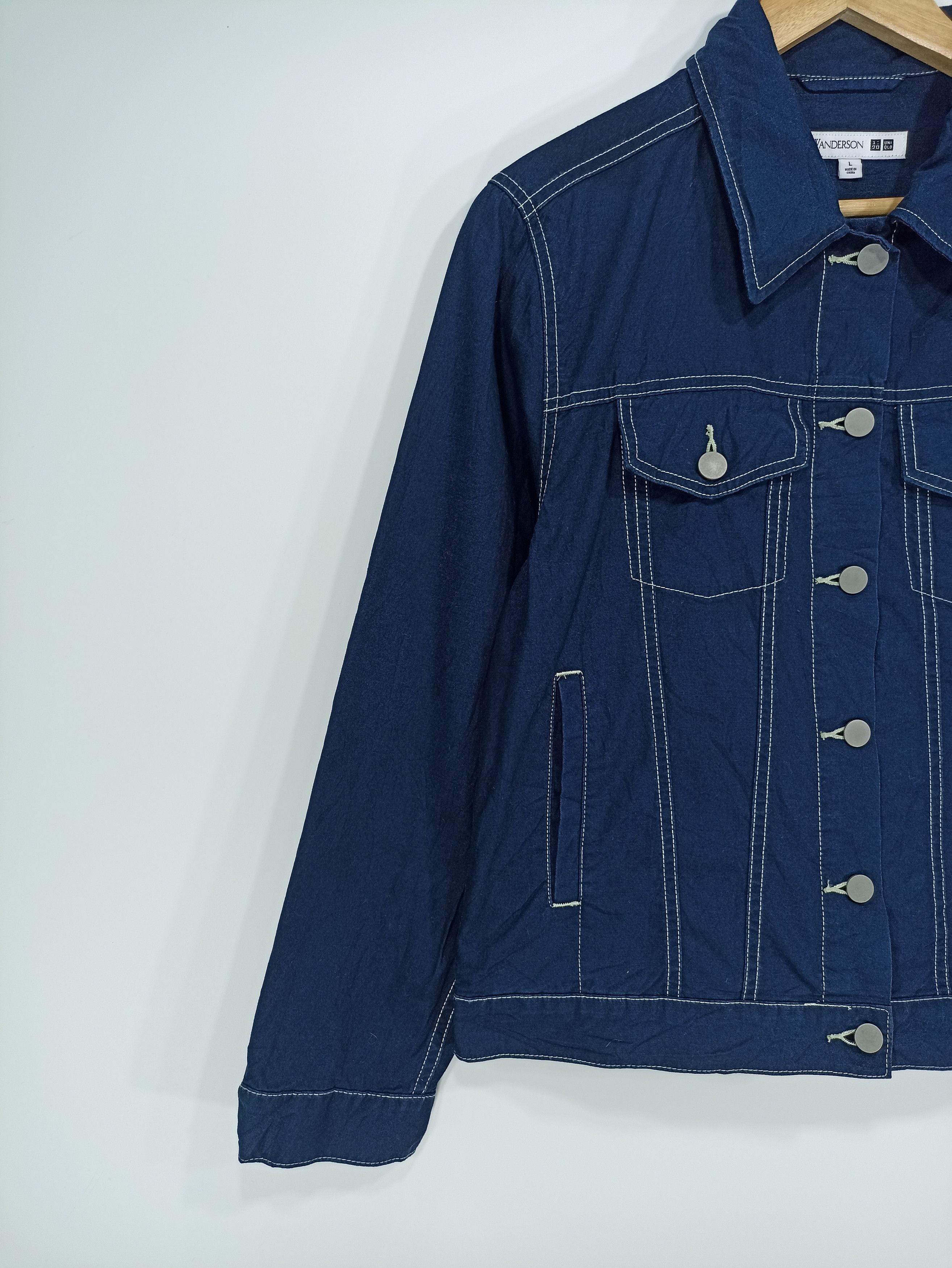 JW Anderson × Japanese Brand × Uniqlo Jw Anderson Uniqlo Trucker Jacket Size L / US 10 / IT 46 - 3 Thumbnail