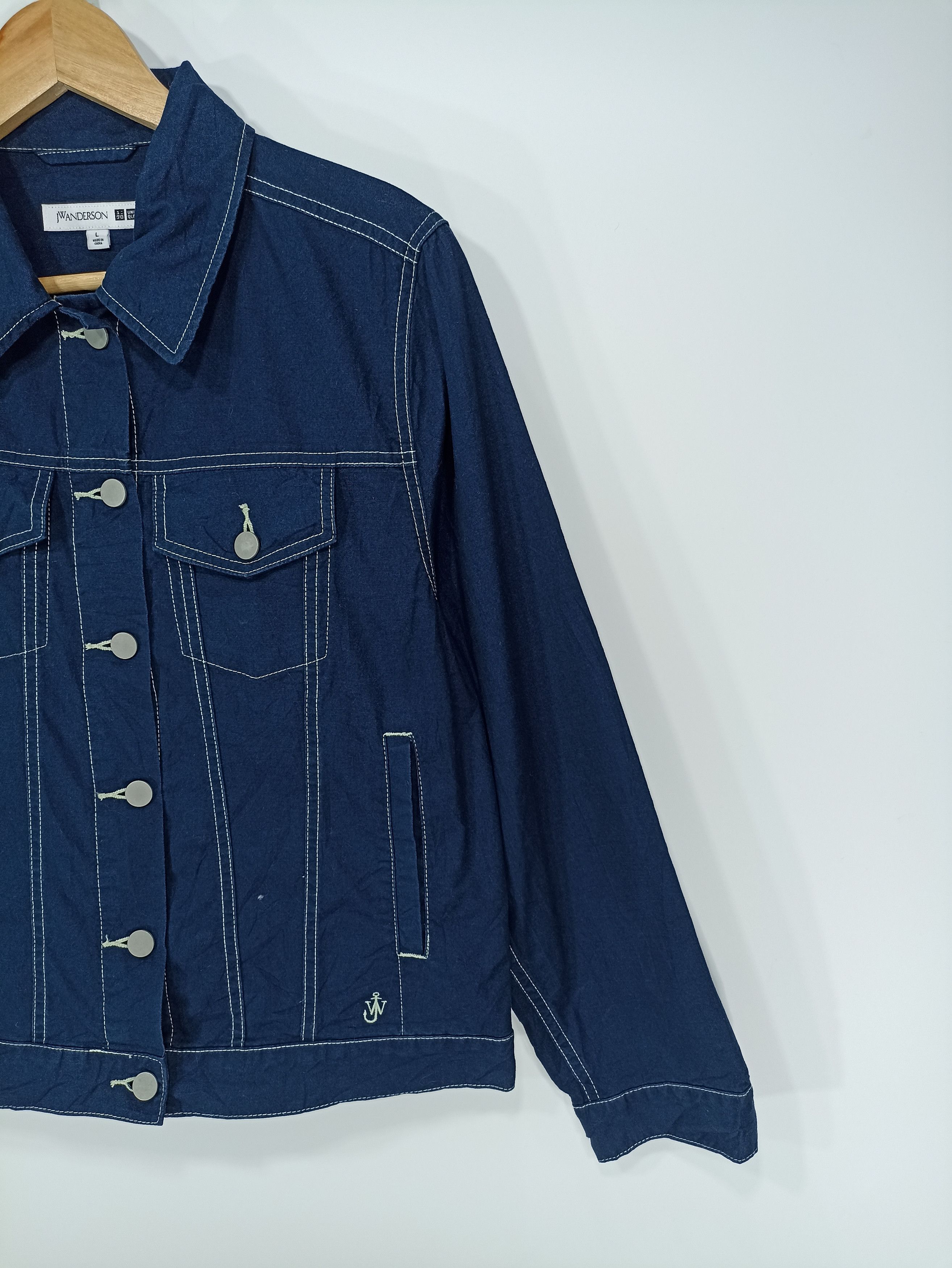JW Anderson × Japanese Brand × Uniqlo Jw Anderson Uniqlo Trucker Jacket Size L / US 10 / IT 46 - 2 Thumbnail