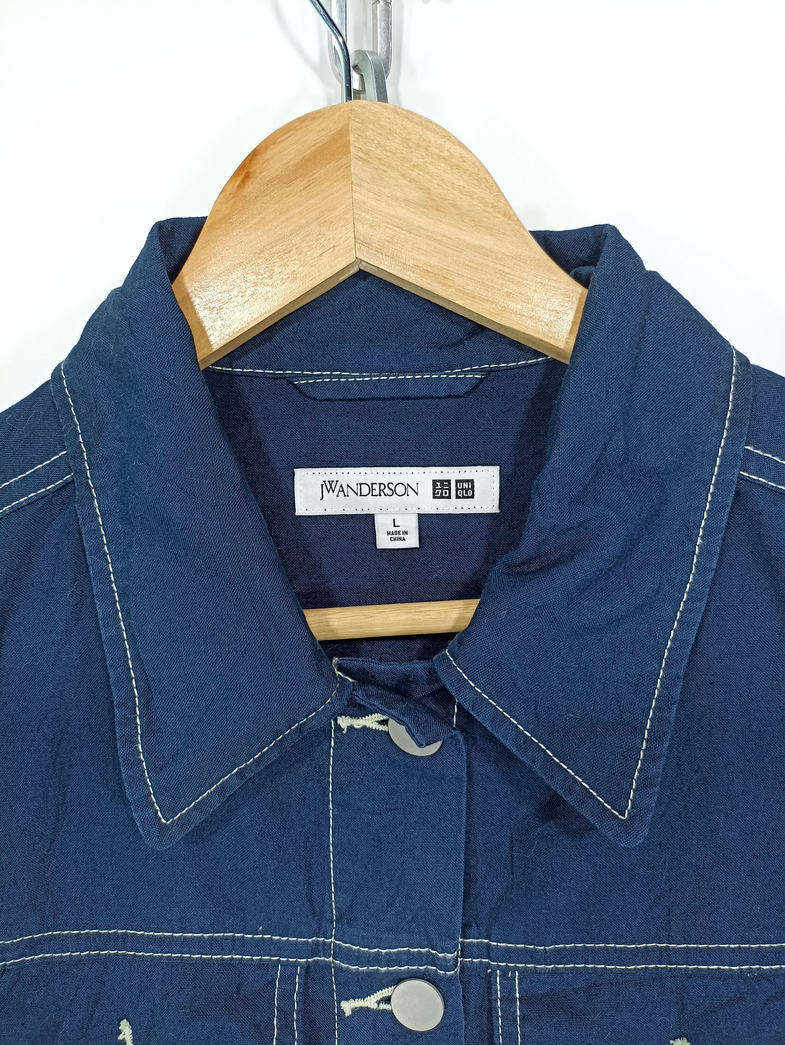 JW Anderson × Japanese Brand × Uniqlo Jw Anderson Uniqlo Trucker Jacket Size L / US 10 / IT 46 - 7 Thumbnail