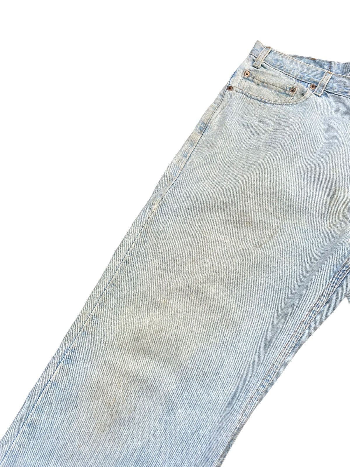 Levi's × Vintage Vintage 2002 Levis 505 e Faded Wash Denim Size US 36 / EU 52 - 5 Thumbnail