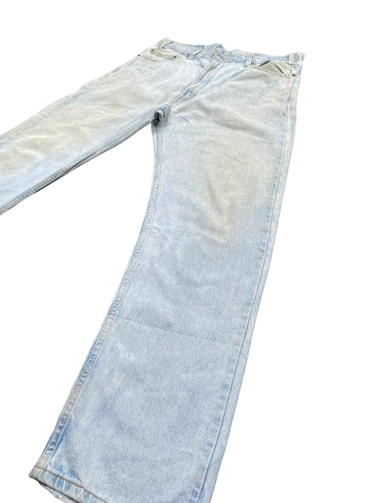Levi's × Vintage Vintage 2002 Levis 505 e Faded Wash Denim Size US 36 / EU 52 - 2 Thumbnail