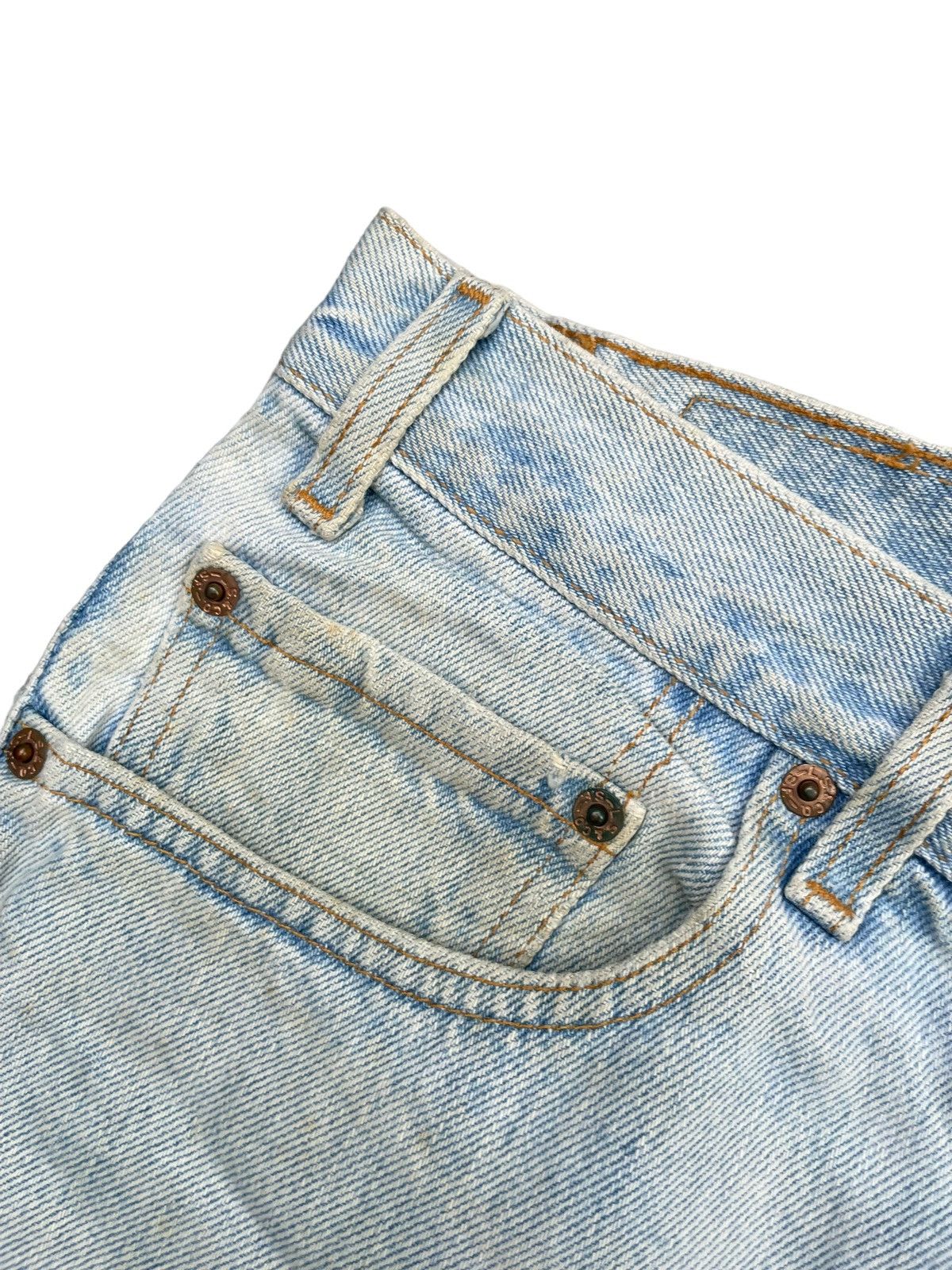 Levi's × Vintage Vintage 2002 Levis 505 e Faded Wash Denim Size US 36 / EU 52 - 7 Thumbnail
